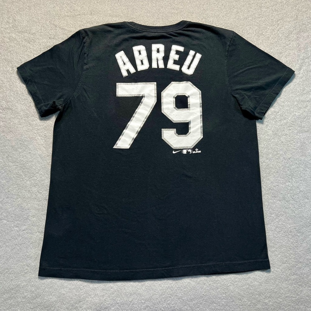Nike MLB Chicago White Sox José Abreu #79 Black T-Shirt Men’s Large *Read* - Picture 2 of 5